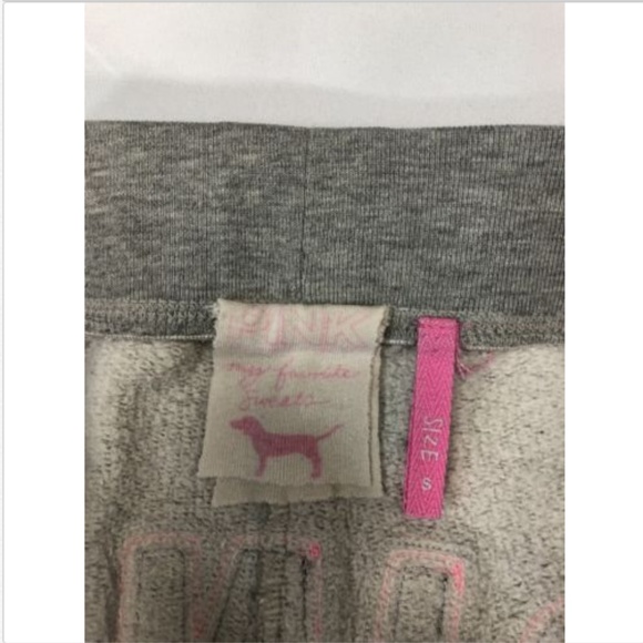 Victoria’s Secret PINK Gray Crop 3/4th Lounge Pant - Picture 5 of 7